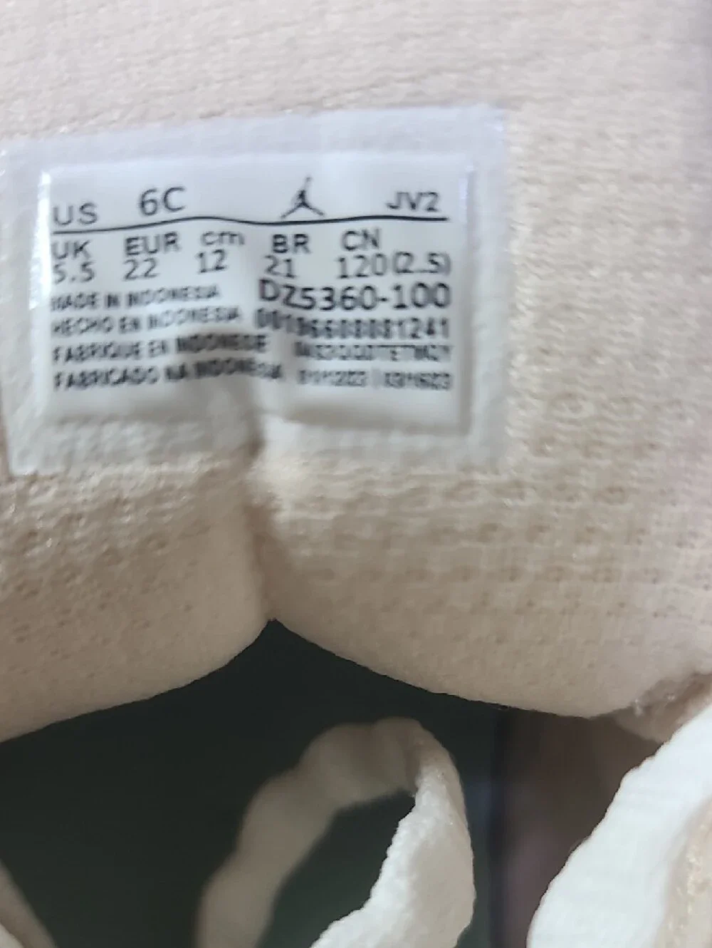 Jordan Kids Pastel Pink & Mint High-Top Sneakers Sz. 6C - Picture 4 of 7